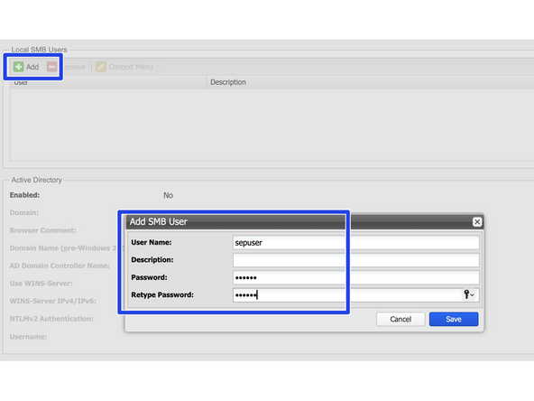 
F&uuml;r eine sp&auml;tere Verbindung muss ein Benutzer sowohl auf der SEP-Seite als auch im Silent Brick-System definiert werden.
